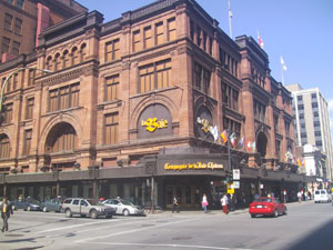 Centre ville, rue Ste-Catherine