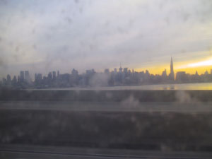 From the New Jersey, dirty glasses of the bus